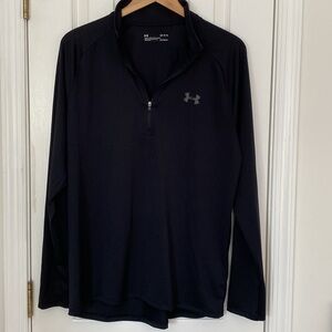 Under Armour Midnight Black Half-Zip Top